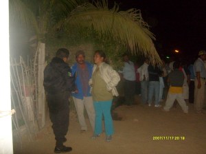 La invasión a ese predio fue realizada de manera violenta.