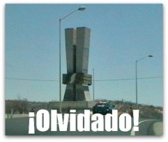 x monumentos cuatro carriles