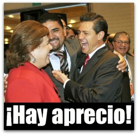 w esthela ponce con enrique peña nieto