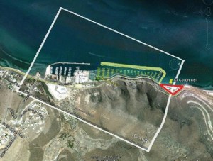 Croquis de la pretendida ubicación de Marina Esperanto.