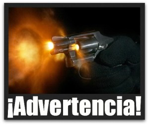 3 - 1 advertencia disparo de armas navidad