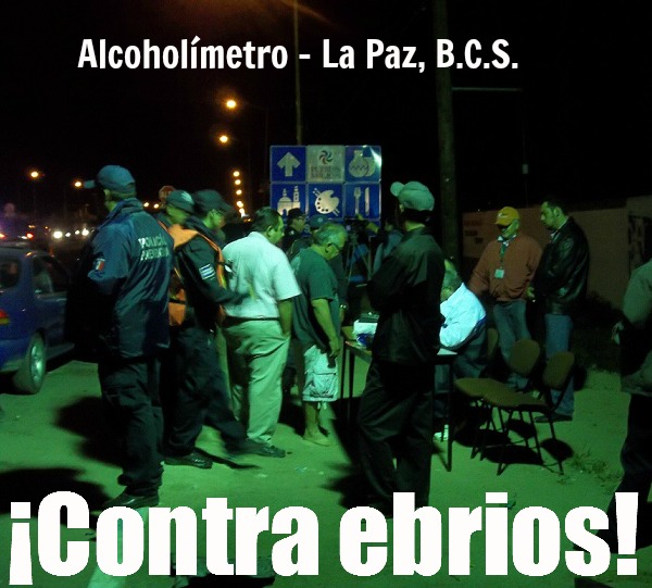 3 - 1 batida contra ebrios en la paz bcs