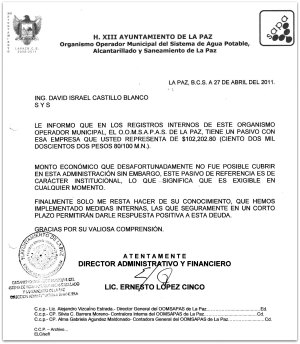 3 - 1 escrito que firmo lopez cinco del sapa