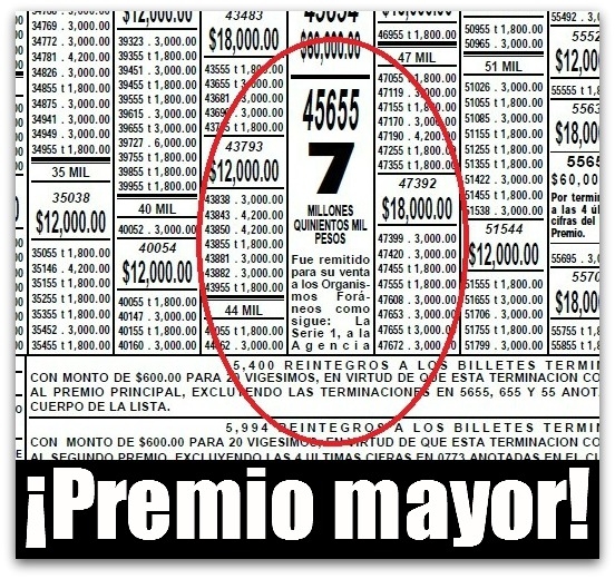 3 - 1 loteria nacional