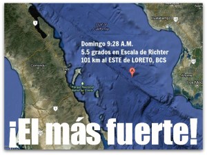 3 - 1 TEMBLOR LORETO GOLFO DE CALIFORNIA