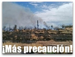 2 - 1 incendios de zacate en ciudad constitucion