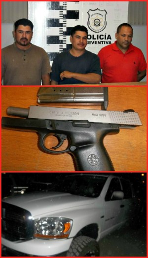 2 - 1 les encontraron pistola la paz bcs