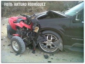 2 - 1 accidente en brecha a puerto sa carlos
