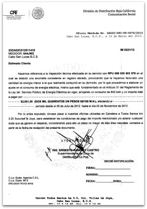 2 - 1 cfe cobros excesivos