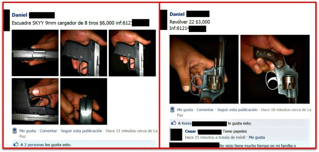 2 - 1 armas por el face la paz bcs