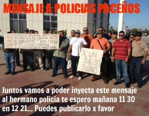 2 - 1 a los policias de la paz bcs