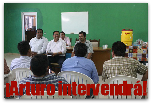 2 - 1 arturo de la rosa con los taxistas de san lucas