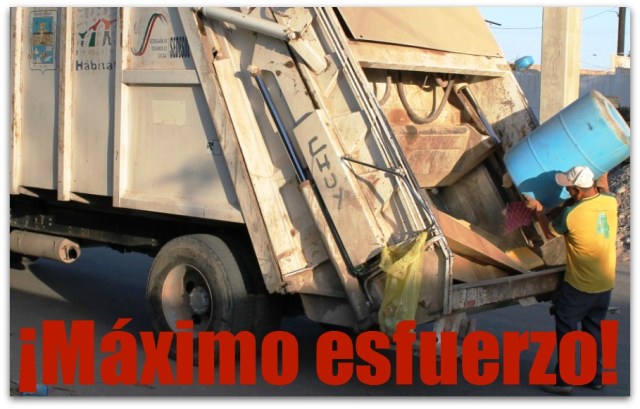 2 - 1 camion de basura ciudad constitucion