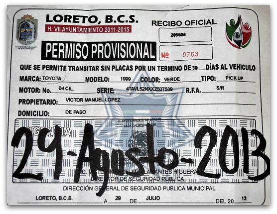 2 - 1 falso documento transito de loreto