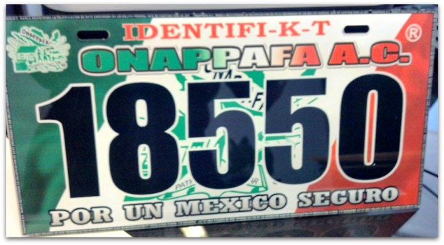 2 - 1 onappafa placa para automovil