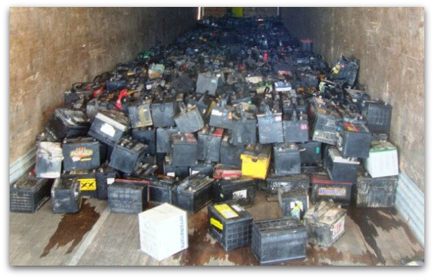 2 - 1 baterias usadas en profepa bcs