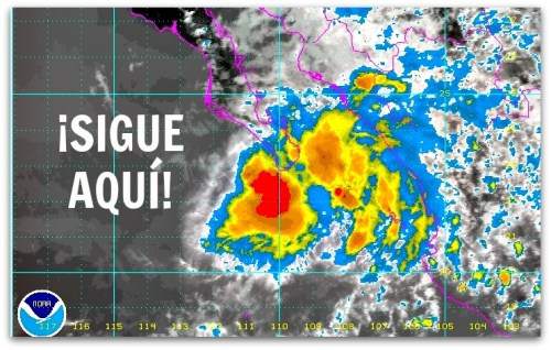 2 - 1 tormenta lorena reporte de siete de la noche