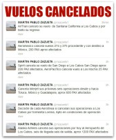 2 - 1 vuelos cancelados