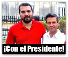 2 - 1 peña nieto con su amigo el regidor javier martinez