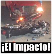 2 - 1 accidente pickup contra moto