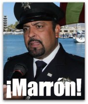 2 - 1 marron rosas policia de los cabos 3424553