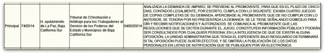 2 - 1 estrados poder judicial caso ayuntamiento de la paz