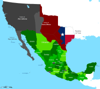 2 - 1 mapa de mexico guerra eu