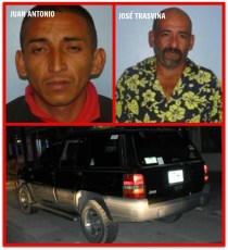 2 - 1 y carro robado la paz bcs