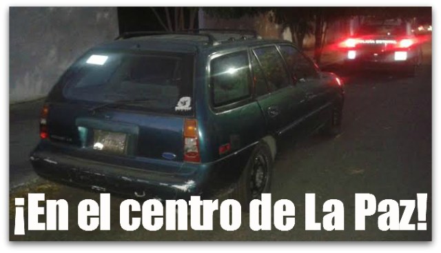 2 - 1 VEHICULO ROBADO LA PAZ BCS