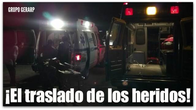 2 - 1 accidente cerca de las pocitas