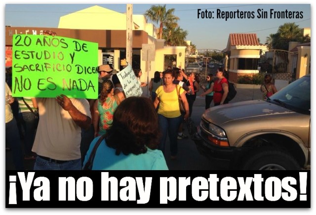 2 - 1 profesores se manifestaron ayer