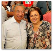 2 - 1 esthela candidata del PRI a gobernadora de bcs con isaias que ya se enteró