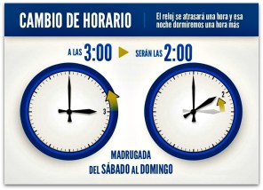 2 - 1 atrasar relojes horario de invierno 3