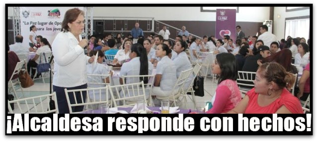 2 - 1 jovenes con alcaldesa esthela ponce