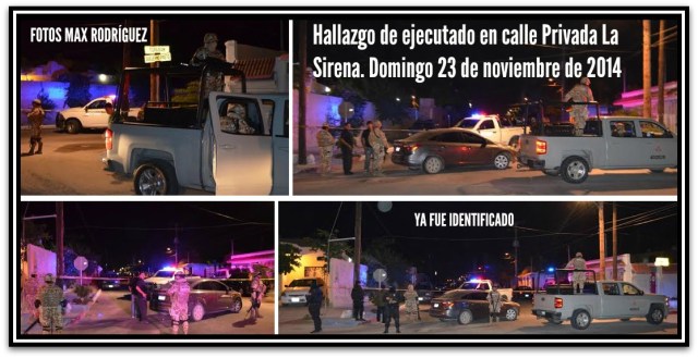 2 - 1 privada la sirena homicidio domingo 23 de noviembre de 2014
