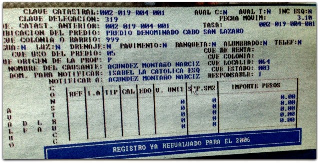 clave catastral isla de narciso agundez