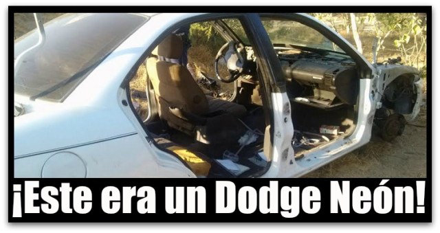 dodge neon robado la paz bcs