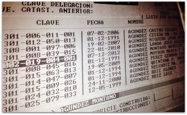 NARCISO AGUNDEZ PREDIO SAN LAZARO