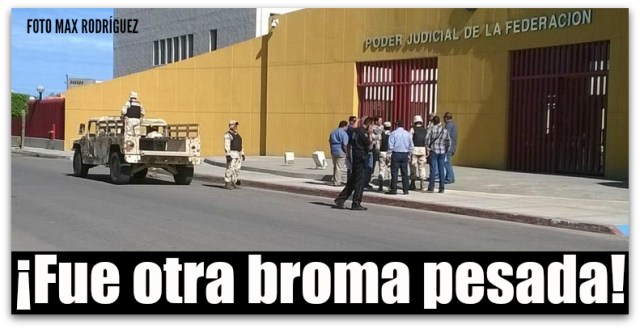 AMENAZA DE BOMBA AYER LA PAZ BCS