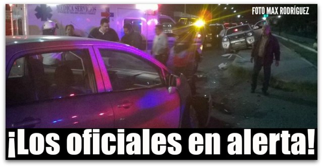 CHOQUE CON POLICIA MINISTERIAL LA PAZ BCS