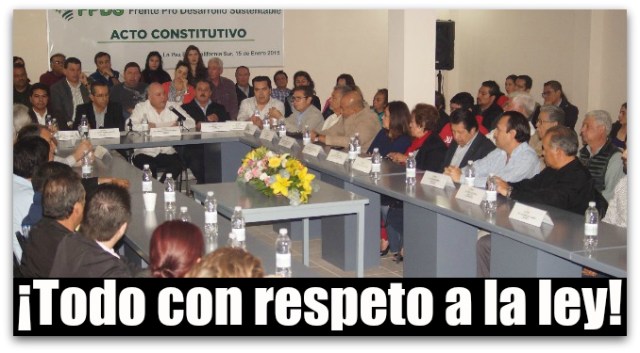 FRENTE DESARROLLO SUSTENTABLE BCS