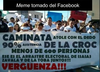 MARCHA CROC POR LA PAZ EN LA PAZ BCS