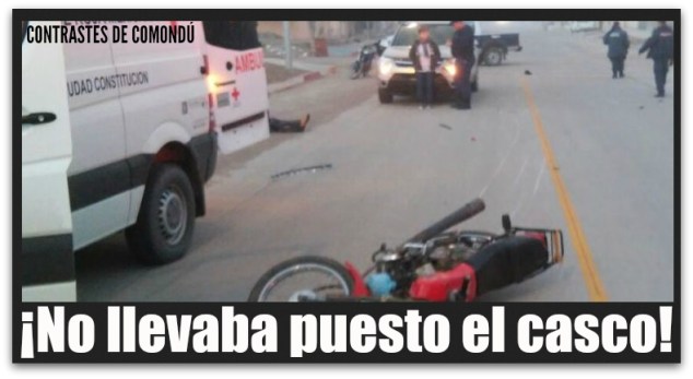 MOTOCICLISTA ATROPELLADO