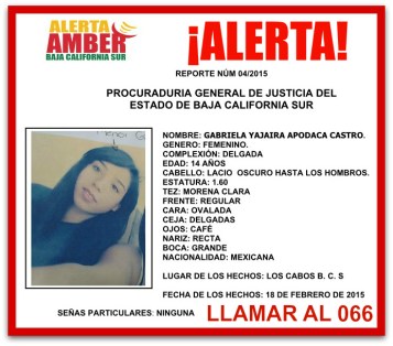 2 - 1 ALERTA AMBER URGENTE