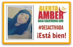 ALERTA AMBER DESACTIVADA