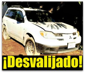 AUTOMOVIL ROBADO EN LA PAZ