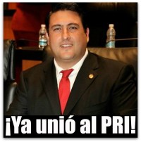 BARROSO AGRAMONT UNIO AL PRI BIEN HECHO YA PUSO EN PAZ A ESTHELA