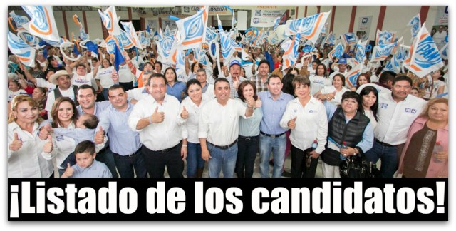 CANDIDATOS DEL PAN PARA ELECCIONES 2015