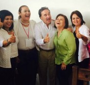 fede emilio gamboa con esthela muy contentos