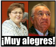 ISAIAS Y ESTHELA LEVANTAN LA MANO A BARROSO